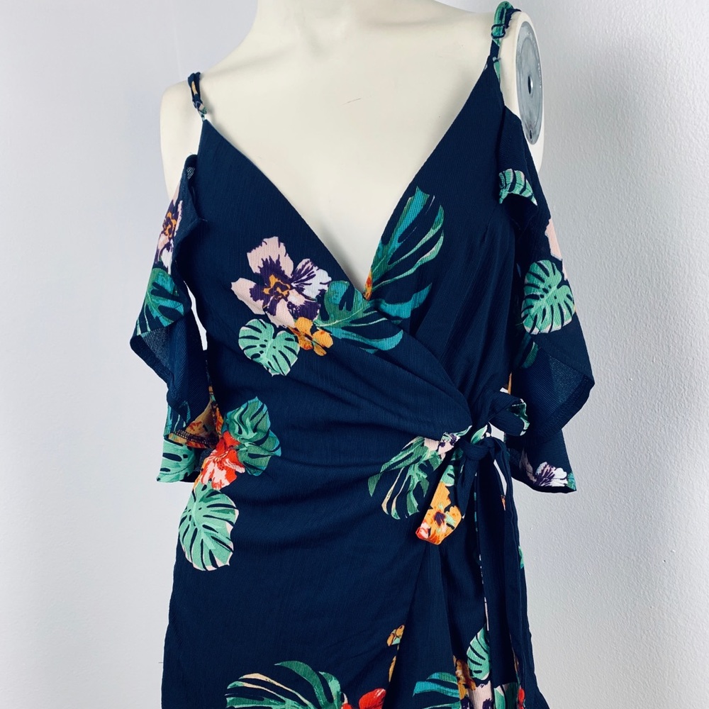 Showpo In The Beginning Blue Floral Romper